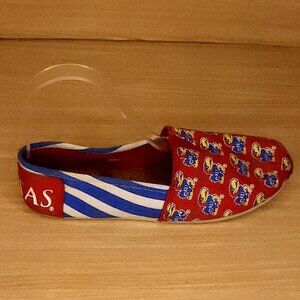Unbranded University Of Kansas Jayhawks Slip On Shoes 7